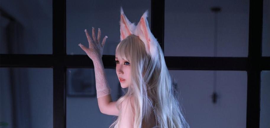 黑白御猫cosplay图片：灵动美感，图包收藏必备-51acg