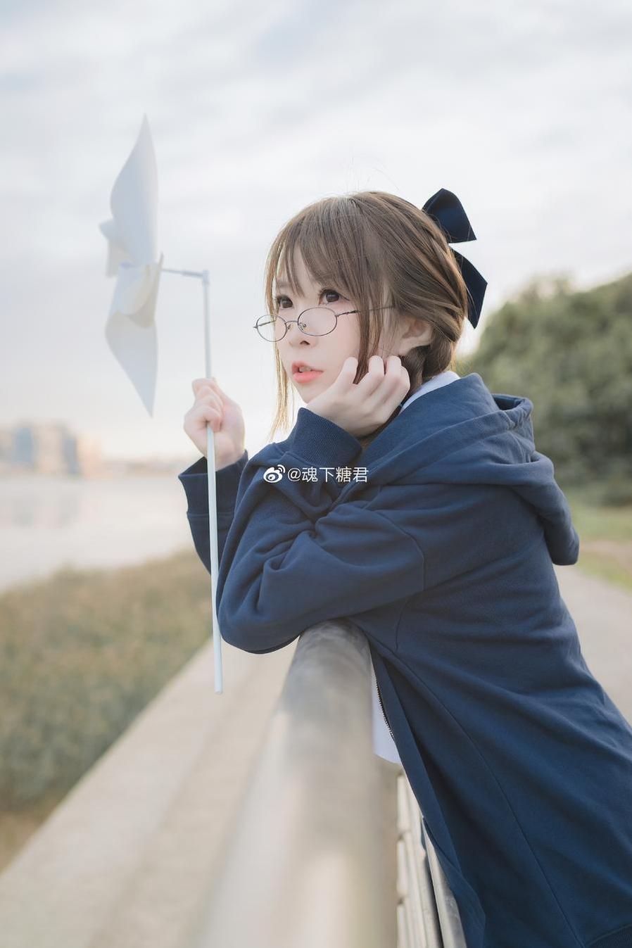 魂下糖君cosplay照片，完美重现动漫角色-51acg